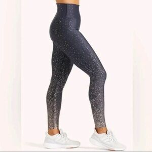 Peloton Grey Foil Speckled Leggings